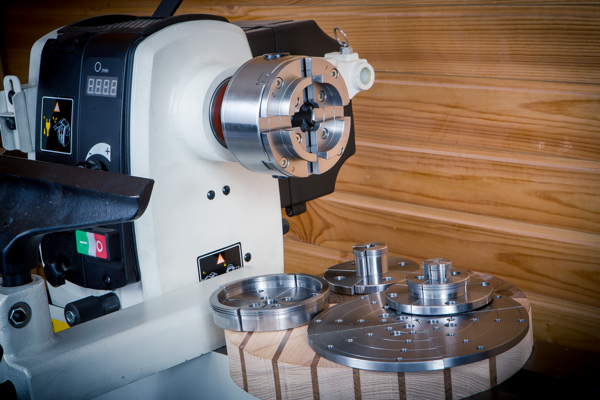 CK-4.5Z/S1 114 мм 4-х кулачковый токарный патрон по дереву в наборе (JET Дисконт) - (Демозал Москва)