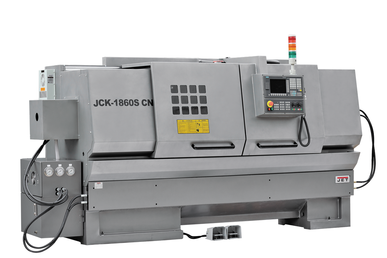 Токарный станок с ЧПУ JET JCK-1640S CNC (Siemens, ручн. патрон, 6-ти поз. рев. голова)